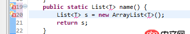 java - <T>泛型為什么在Object[]的前面？為什么都是用t代替，下面的代碼卻報錯？