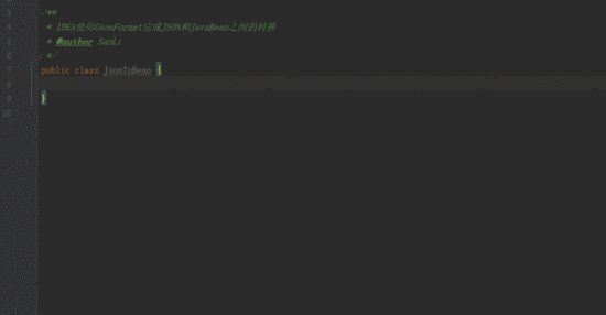IDEA使用GsonFormat完成JSON和JavaBean之間的轉(zhuǎn)換