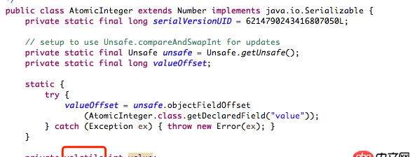 java - AtomicInteger等原子類，是不是不用volatile修飾，自帶volatile屬性？