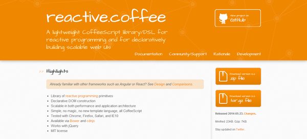 2014年最火的 21個(gè)JavaScript 框架