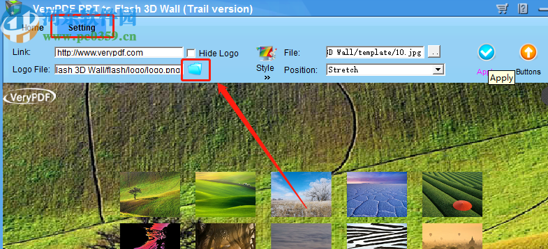 VeryPDF PPT to Flash 3D Wall將PPT轉(zhuǎn)換成flash動(dòng)畫的方法