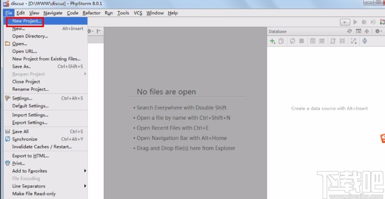 phpstorm創(chuàng)建新項(xiàng)目的操作方法