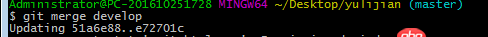 javascript - git merge會(huì)出現(xiàn)Updating 51a6e88..e72701c error: cannot