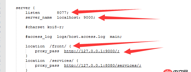 nginx 反向代理服務器配置基礎問題？小弟是菜鳥，請大神賜教，感激不盡……
