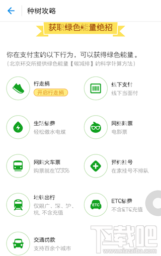 支付寶螞蟻森林種樹怎么收取能量？支付寶碳賬戶進(jìn)入入口在哪里？