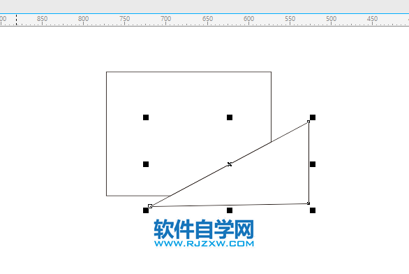 cdr矩形怎么切掉一個角？cdr矩形切掉一個角的方法