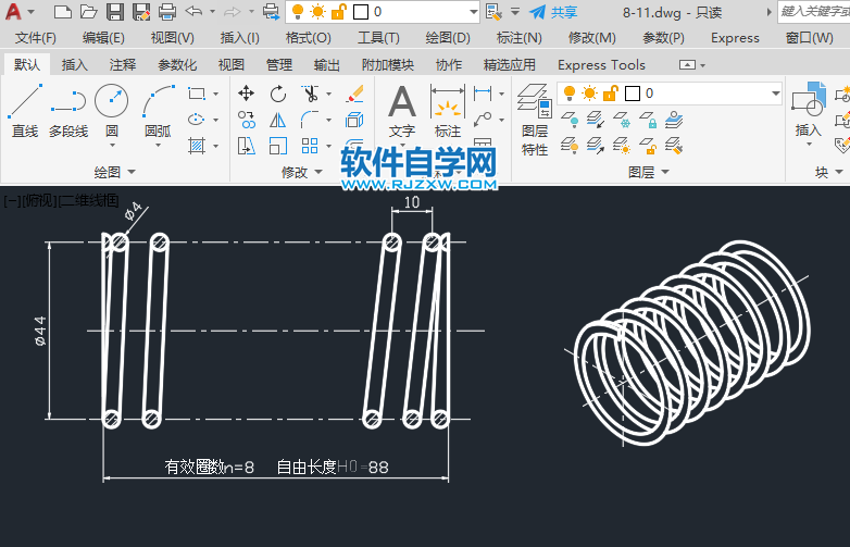 CAD關(guān)閉所選定對(duì)象的圖層