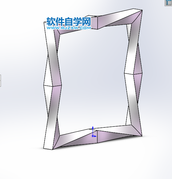 一個(gè)框架用SolidWorks畫(huà)法