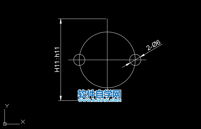 cad怎么標注H11比h11的方法