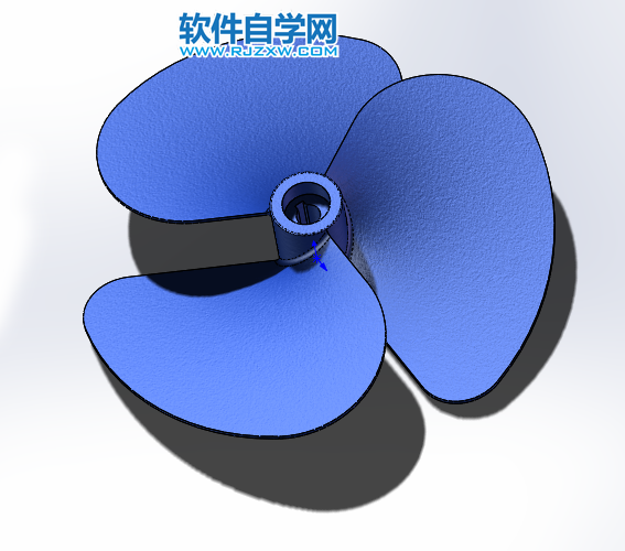 挺簡(jiǎn)單用SolidWorks畫扇葉的方法