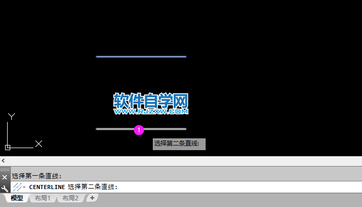cad兩條線的中心線怎么畫(huà)