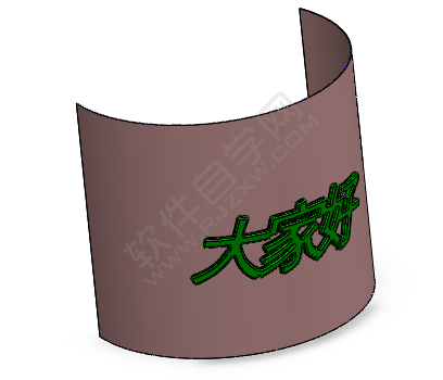 Solidworks2020制作弧形成型鈑金實(shí)例