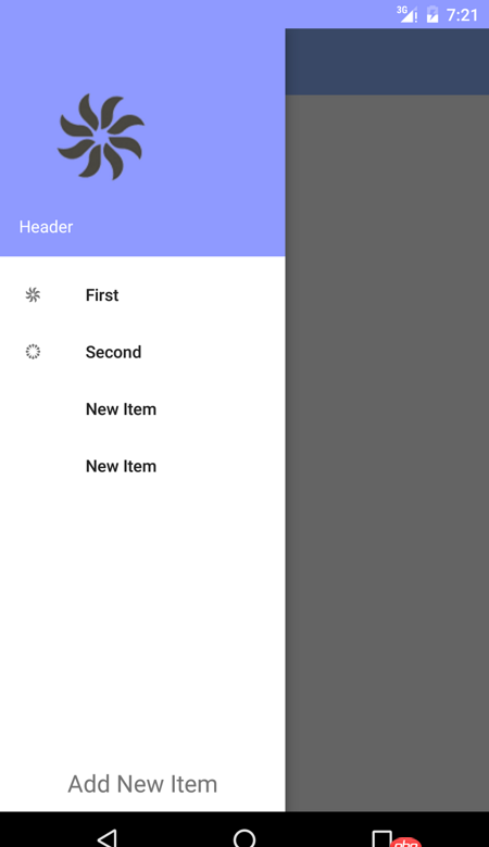 android - NavigationView 的側(cè)滑菜單中如何保存新增項(xiàng)（通過程序添加）