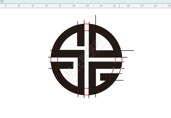 用CDR設(shè)計(jì)一個(gè)SDG英文的LOGO