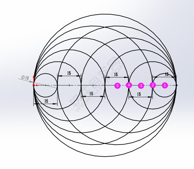 solidworks畫相切圓技巧練習(xí)