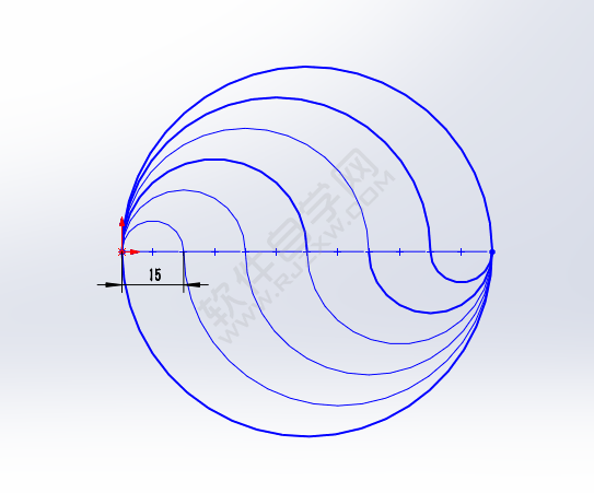 solidworks畫相切圓技巧練習(xí)