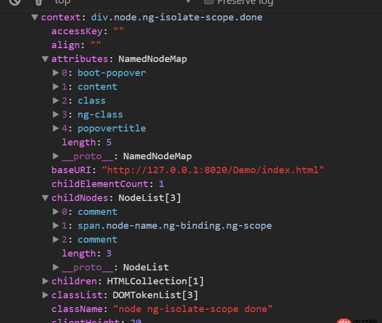 angular.js - angular的directive中link中element如何解決，is not a function？