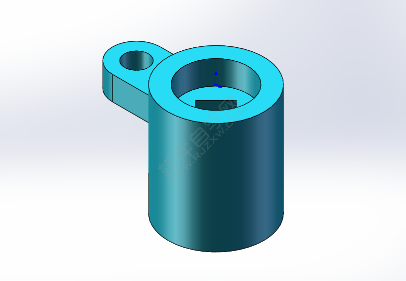 SolidWorks建模練習(xí)題-024