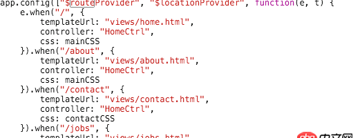 angular.js - 使用angular route的時候，頁面切換會暫時性出現(xiàn)一段空白，然后內(nèi)容才加載出來