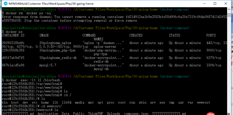 dockerfile - docker-compose 掛載數(shù)據(jù)卷卻沒(méi)有數(shù)據(jù)