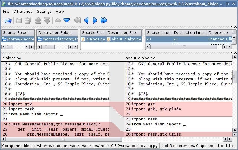 Linux下9種優(yōu)秀的代碼比對(duì)工具推薦小結(jié)