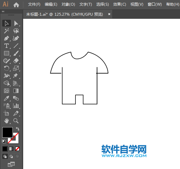 運(yùn)動(dòng)服飾簡(jiǎn)筆畫用AI繪制的方法