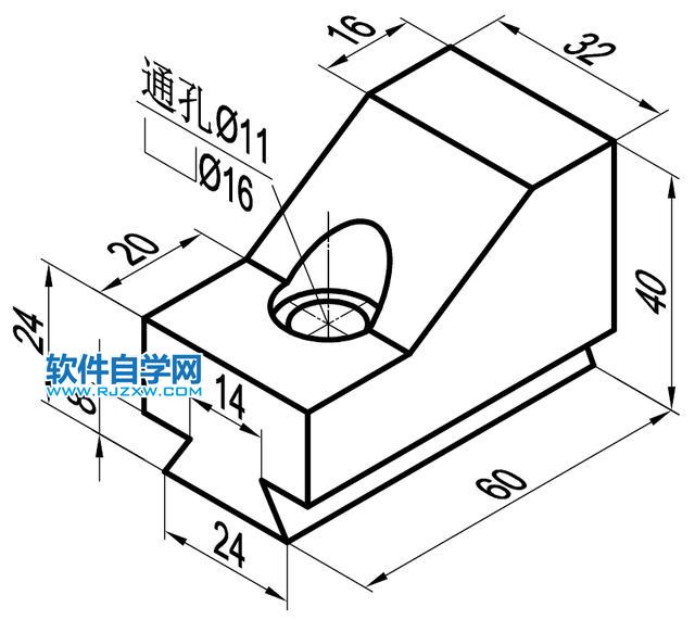 solidworks完全貫穿兩的切除方法,新手必學(xué)