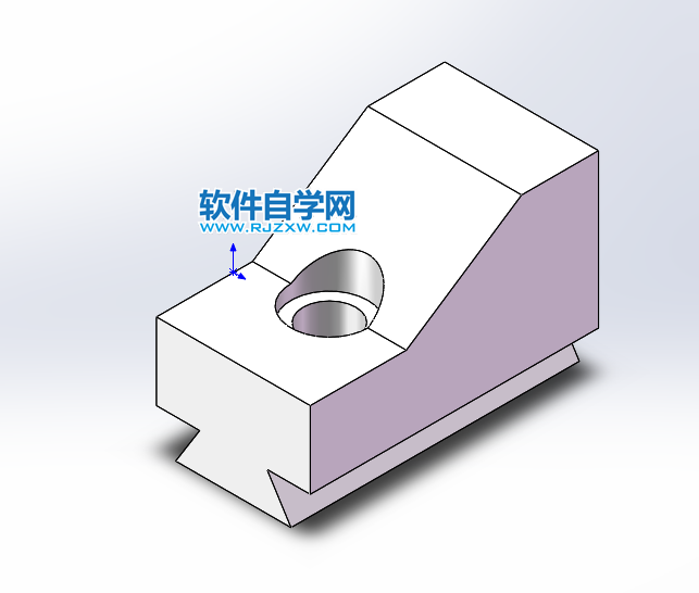 solidworks完全貫穿兩的切除方法,新手必學(xué)