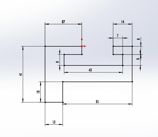 solidworks直線工具草圖練習(xí)