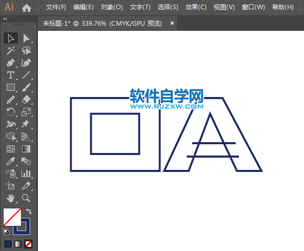 ai怎么設(shè)計CASIO標志矢量圖