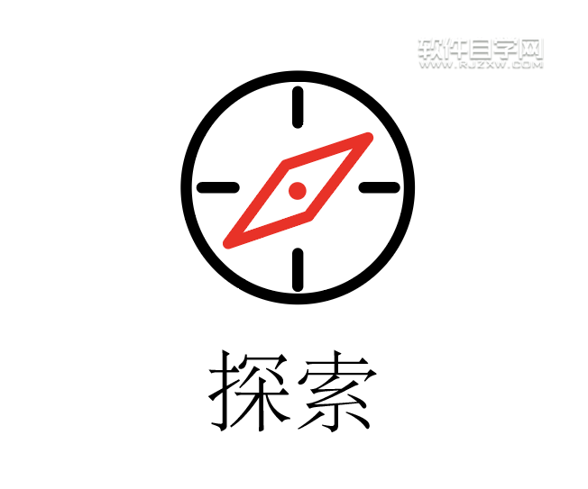 ai怎么畫一個(gè)探索圖標(biāo)