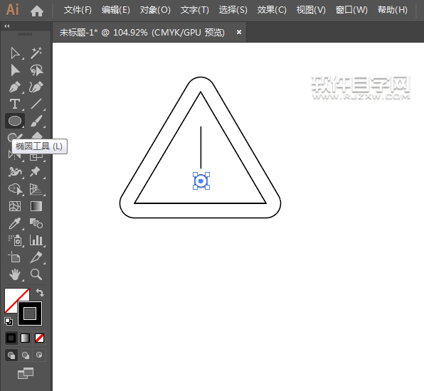 ai怎么畫注意危險(xiǎn)圖標(biāo)