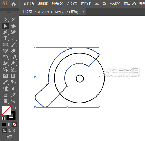 ai怎么畫(huà)卡通切割機(jī)