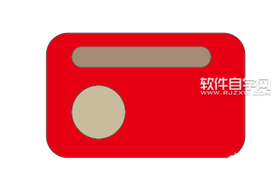 ai怎么畫一臺(tái)紅色的收音機(jī)圖標(biāo)