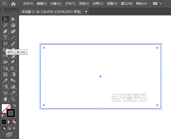 ai矩形怎么生成一個(gè)衛(wèi)視圖標(biāo)