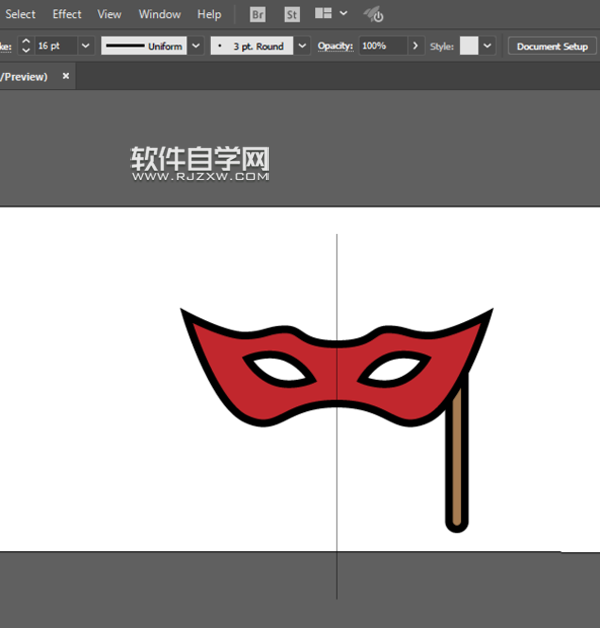 ai怎么畫舞會(huì)面具