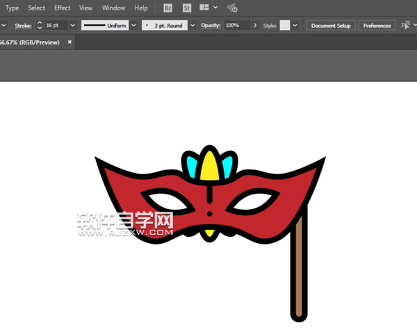 ai怎么畫舞會(huì)面具