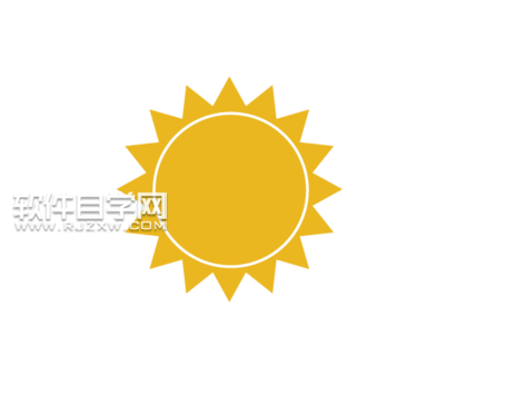 ai怎么繪制卡通太陽(yáng)效果