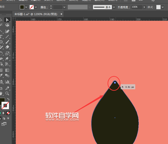 AI怎么繪制西瓜圖標(biāo)？