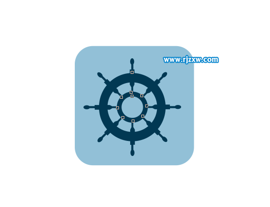 CorelDRAW X8怎么設計船舵的圖形？