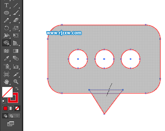 卡通簡易APP信息圖標怎么用AI設(shè)計