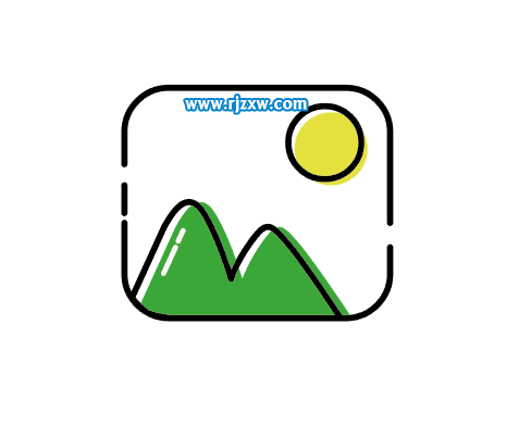 可愛卡通的照片APP圖標怎么用AI設計