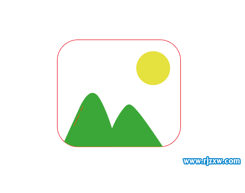 可愛卡通的照片APP圖標怎么用AI設計