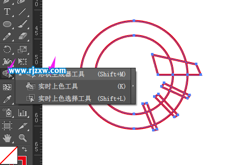 Illustrator設計24小時服務圖標教程