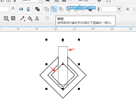 利用CDR偏移路徑設(shè)計LOGO