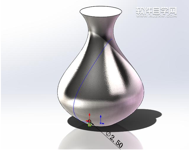 SolidWorks創意花瓶怎么繪制？