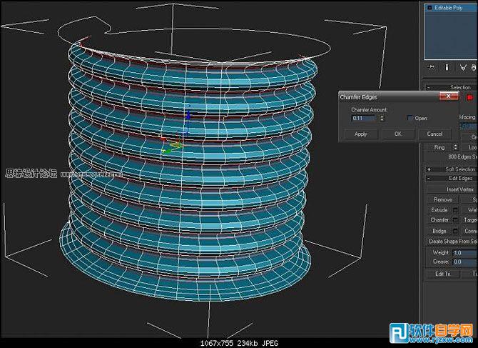 教你怎么用3DMAX做簡(jiǎn)單螺紋模型